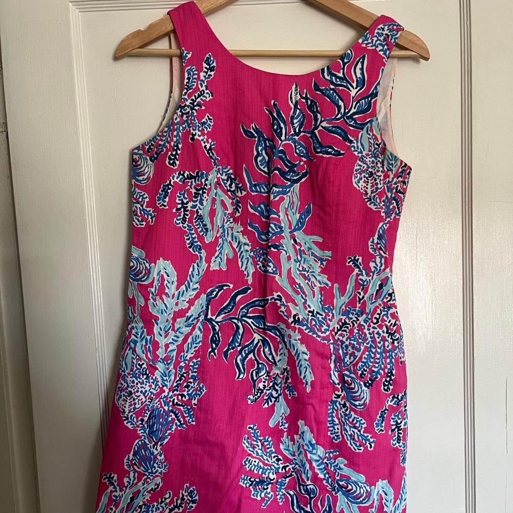 Lilly Pulitzer shift dress in Capri Pink Samba
